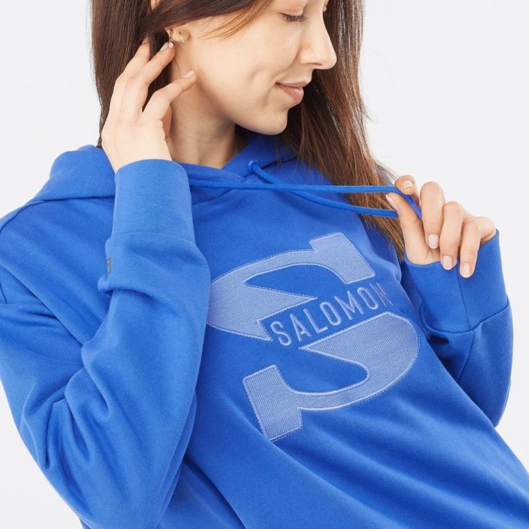 Blue Salomon Outlife Logo Summer Women's Sweatshirt | IE YQ2518